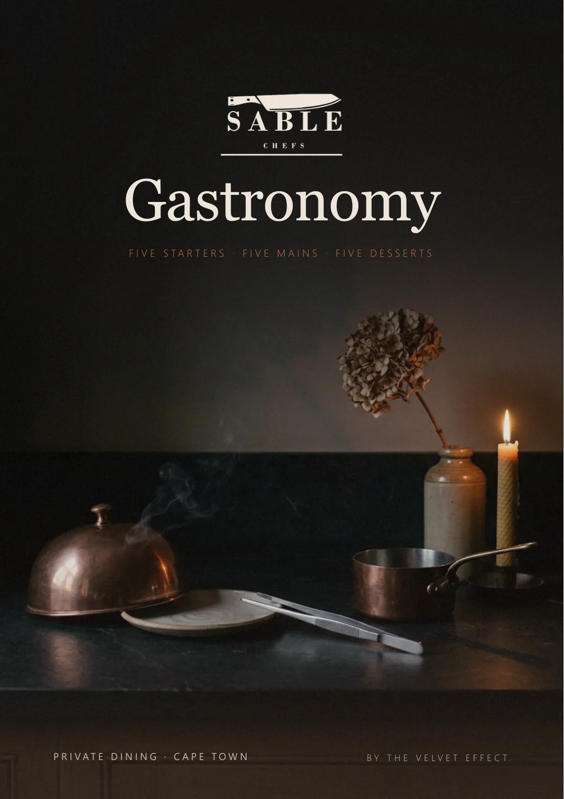 Gastronomy menu, page 1