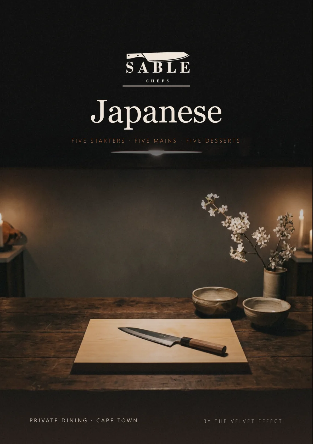 Japanese menu, page 1