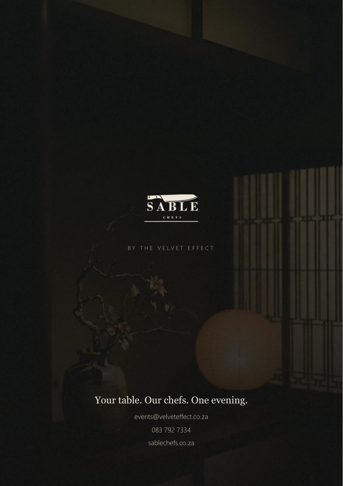 Japanese menu, page 8